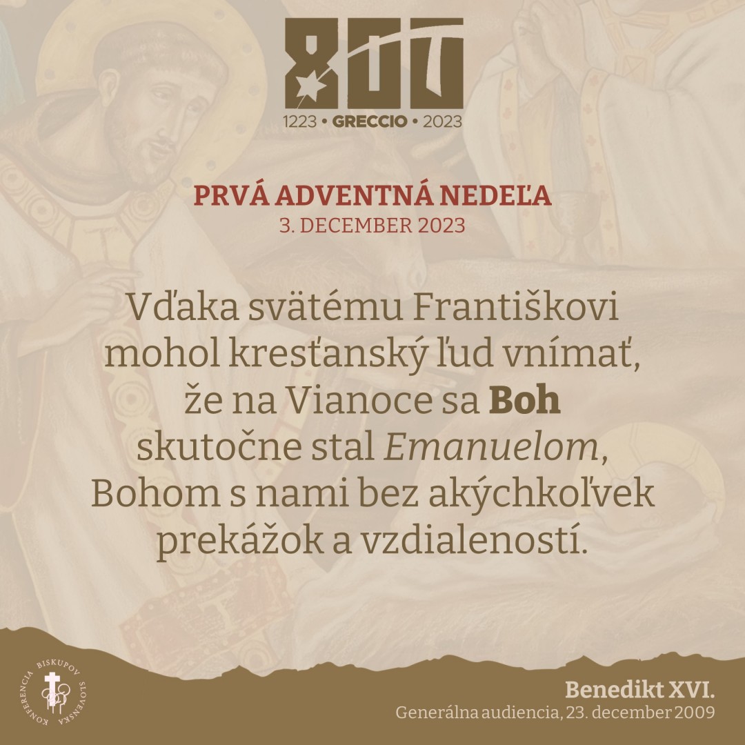 Advent 2023 - s Konferenciou biskupov Slovenska
