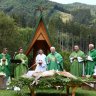 Svätohubertská slávnosť pri kaplnke sv. Huberta v Porubskej doline