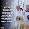 Homília pápeža Františka, ktorú predniesol na svätej omši v Šaštíne
